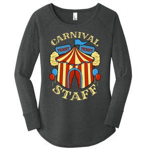 Carnival Staff Circus Event Security Ringmaster Lover Gift Women's Perfect Tri Tunic Long Sleeve Shirt