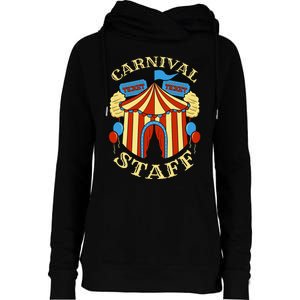 Carnival Staff Circus Event Security Ringmaster Lover Gift Womens Funnel Neck Pullover Hood