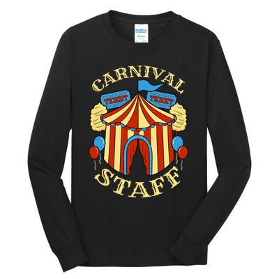 Carnival Staff Circus Event Security Ringmaster Lover Gift Tall Long Sleeve T-Shirt