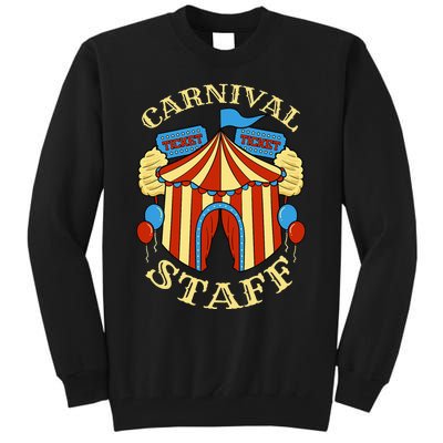 Carnival Staff Circus Event Security Ringmaster Lover Gift Tall Sweatshirt