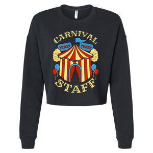 Carnival Staff Circus Event Security Ringmaster Lover Gift Cropped Pullover Crew