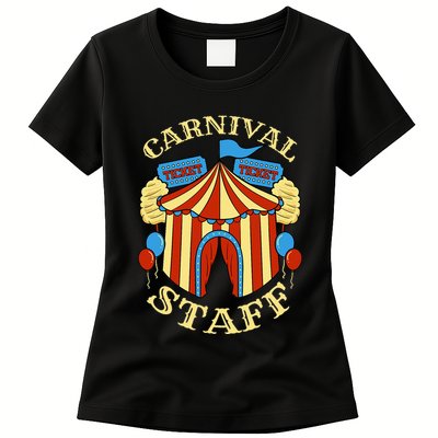 Carnival Staff Circus Event Security Ringmaster Lover Gift Womens T-Shirt