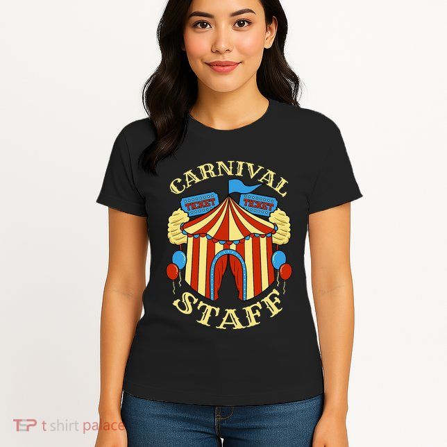 Carnival Staff Circus Event Security Ringmaster Lover Gift Womens T-Shirt