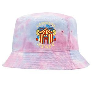 Carnival Staff Circus Event Security Ringmaster Lover Gift Tie-Dyed Bucket Hat