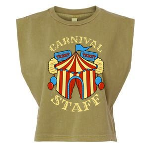 Carnival Staff Circus Event Security Ringmaster Lover Gift Garment-Dyed Women's Muscle Tee