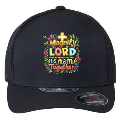 Christian Summer Camp Magnify The Lord Christian VBS 2025 Gift Flexfit Unipanel Trucker Cap