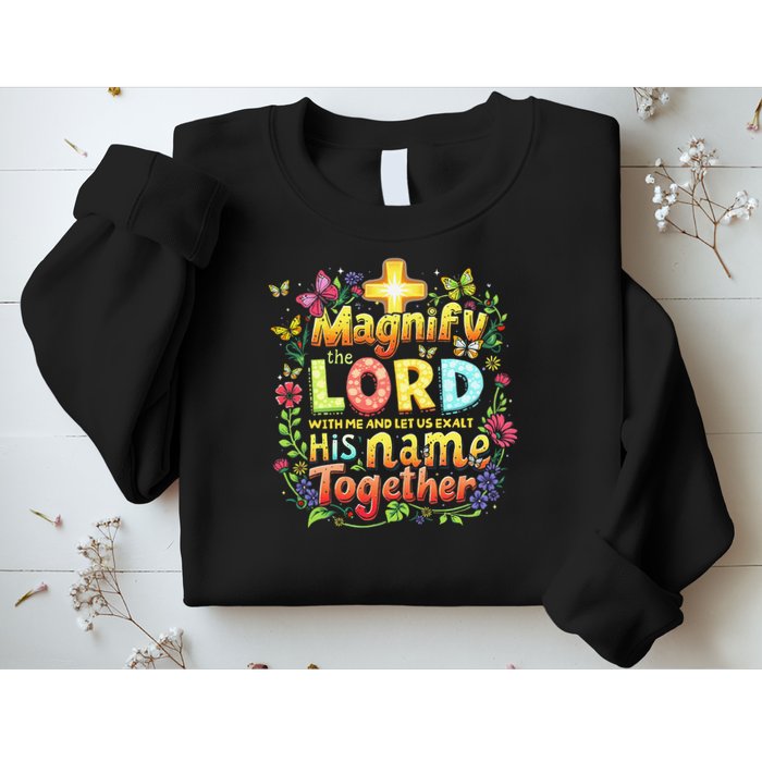 Christian Summer Camp Magnify The Lord Christian VBS 2025 Gift Sweatshirt