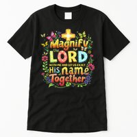 Christian Summer Camp Magnify The Lord Christian VBS 2025 Gift Tall T-Shirt