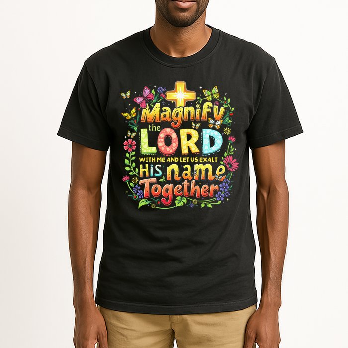 Christian Summer Camp Magnify The Lord Christian VBS 2025 Gift Tall T-Shirt