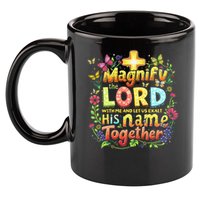 Christian Summer Camp Magnify The Lord Christian VBS 2025 Gift 11oz C Handle Ceramic Mug