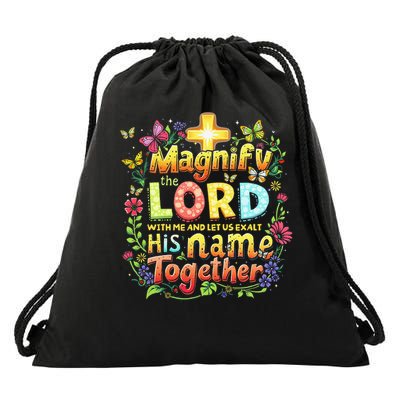 Christian Summer Camp Magnify The Lord Christian VBS 2025 Gift Drawstring Bag