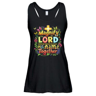 Christian Summer Camp Magnify The Lord Christian VBS 2025 Gift Ladies Essential Flowy Tank