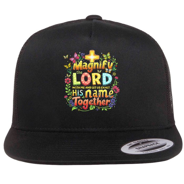 Christian Summer Camp Magnify The Lord Christian VBS 2025 Gift Flatbill Hat