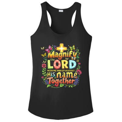 Christian Summer Camp Magnify The Lord Christian VBS 2025 Gift Ladies PosiCharge Competitor Racerback Tank