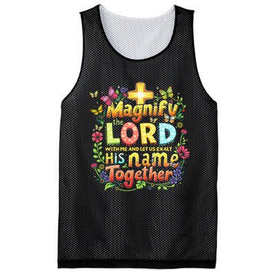 Christian Summer Camp Magnify The Lord Christian VBS 2025 Gift Mesh Reversible Basketball Jersey Tank