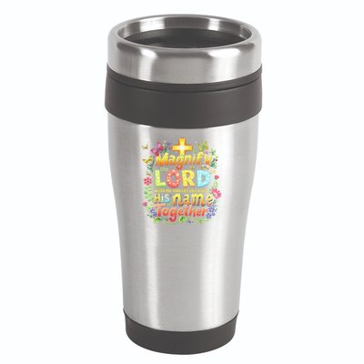 Christian Summer Camp Magnify The Lord Christian VBS 2025 Gift 16oz Travel Tumbler