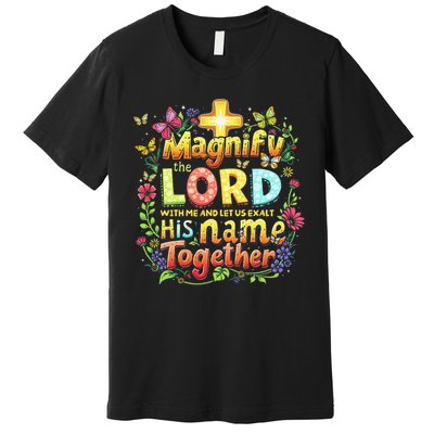 Christian Summer Camp Magnify The Lord Christian VBS 2025 Gift Premium T-Shirt