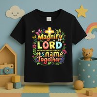 Christian Summer Camp Magnify The Lord Christian VBS 2025 Gift Toddler T-Shirt