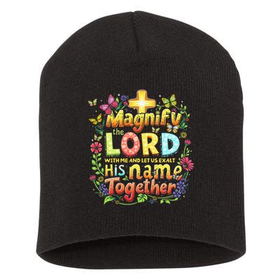 Christian Summer Camp Magnify The Lord Christian VBS 2025 Gift Short Acrylic Beanie