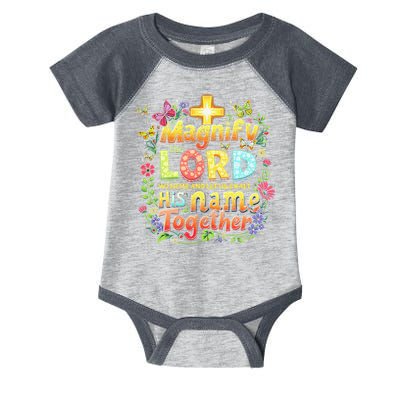 Christian Summer Camp Magnify The Lord Christian VBS 2025 Gift Infant Baby Jersey Bodysuit