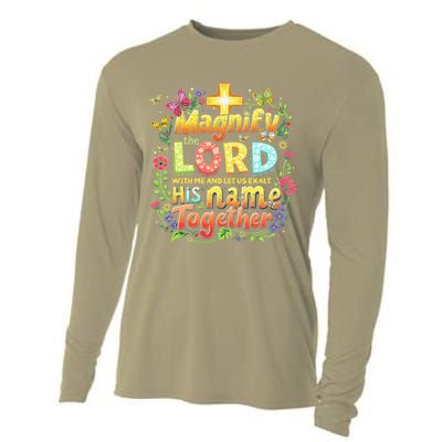 Christian Summer Camp Magnify The Lord Christian VBS 2025 Gift Cooling Performance Long Sleeve Crew
