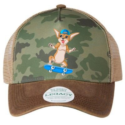 Chihuahua Skateboarding Legacy Tie Dye Trucker Hat