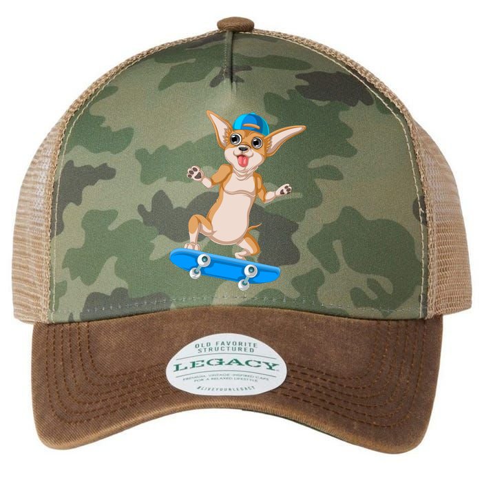 Chihuahua Skateboarding Legacy Tie Dye Trucker Hat