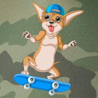 Chihuahua Skateboarding Legacy Tie Dye Trucker Hat