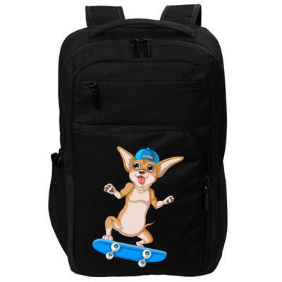 Chihuahua Skateboarding Impact Tech Backpack