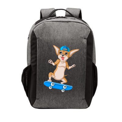 Chihuahua Skateboarding Vector Backpack