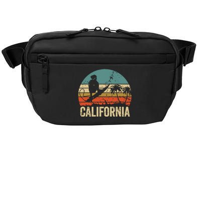 California Surf CA Vintage Retro Men Women Kids Surfer Sunset Crossbody Pack