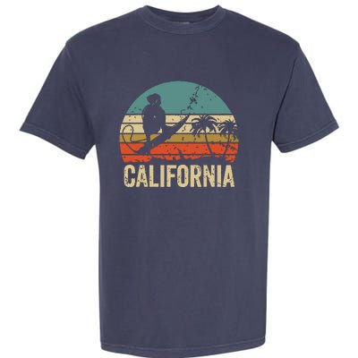 California Surf CA Vintage Retro Men Women Kids Surfer Sunset Garment-Dyed Heavyweight T-Shirt