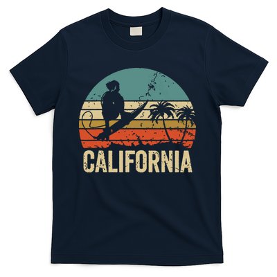 California Surf CA Vintage Retro Men Women Kids Surfer Sunset T-Shirt