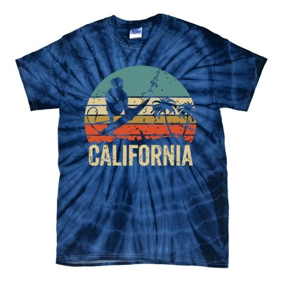 California Surf CA Vintage Retro Men Women Kids Surfer Sunset Tie-Dye T-Shirt