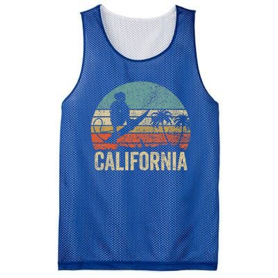 California Surf Ca Retro Women Surfer Sunset Mesh Reversible Basketball Jersey Tank