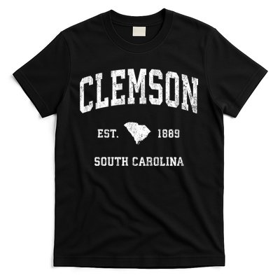 Clemson South Carolina Sc Vintage Athletic Sports T-Shirt