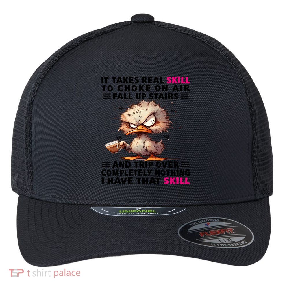 Clumsy Skills Flexfit Unipanel Trucker Cap