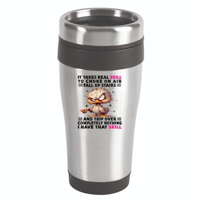 Clumsy Skills 16oz Travel Tumbler