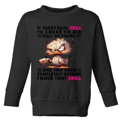 Clumsy Skills Toddler Sweatshirt