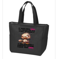 Clumsy Skills Zip Tote Bag