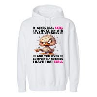 Clumsy Skills Garment-Dyed Fleece Hoodie