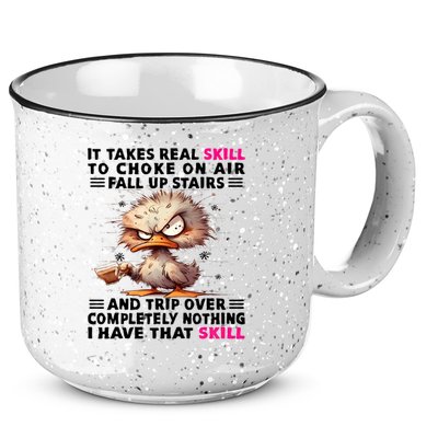 Clumsy Skills 15oz Campfire Ceramic Mug