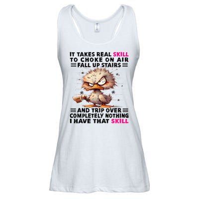 Clumsy Skills Ladies Essential Flowy Tank