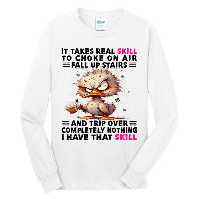 Clumsy Skills Tall Long Sleeve T-Shirt