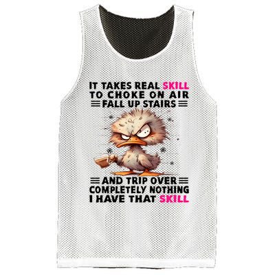 Clumsy Skills Mesh Reversible Basketball Jersey Tank