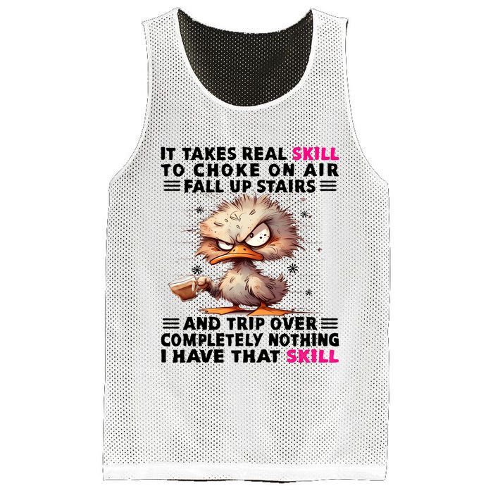 Clumsy Skills Mesh Reversible Basketball Jersey Tank