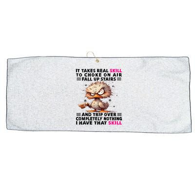 Clumsy Skills Large Microfiber Waffle Golf Towel