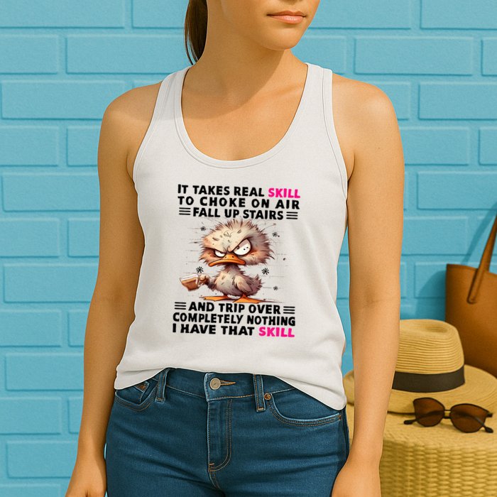 Clumsy Skills Womens Tank Top