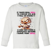 Clumsy Skills Toddler Long Sleeve Shirt
