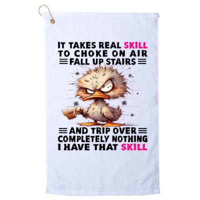 Clumsy Skills Golf Towel